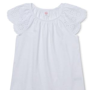 Wonder Nation White Eyelet Lace Shirt